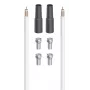 Hama Cable coaxial digital 20 m negro, metálico, blanco