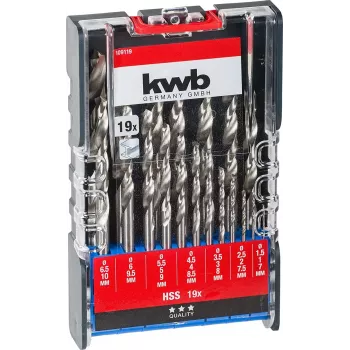 Broca KWB 109119 acero rápido HSS