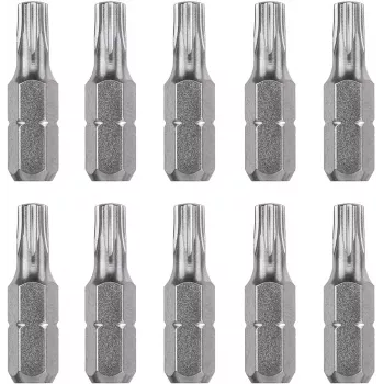 KWB 121296 Puntas de destornillador Torx T25, 10 uds., C 6,3
