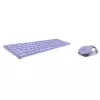 Rapoo 9750M teclado y ratón con Wireless Bluetooth QWERTZ alemán morado