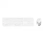 Rapoo 9850M teclado y ratón incluidos Home RF Wireless Bluetooth QWERTZ alemán blanco