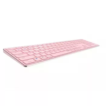 Rapoo E9800M teclado inalámbrico Bluetooth QWERTZ alemán rosa