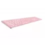 Rapoo E9800M teclado inalámbrico Bluetooth QWERTZ alemán rosa