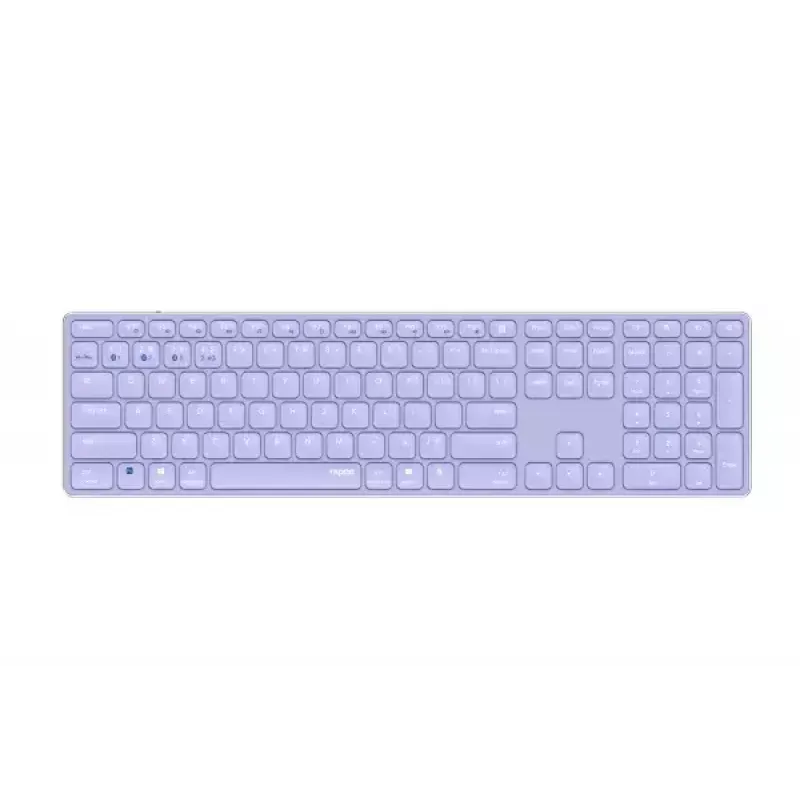 Rapoo E9800M teclado inalámbrico Bluetooth QWERTZ alemán lila