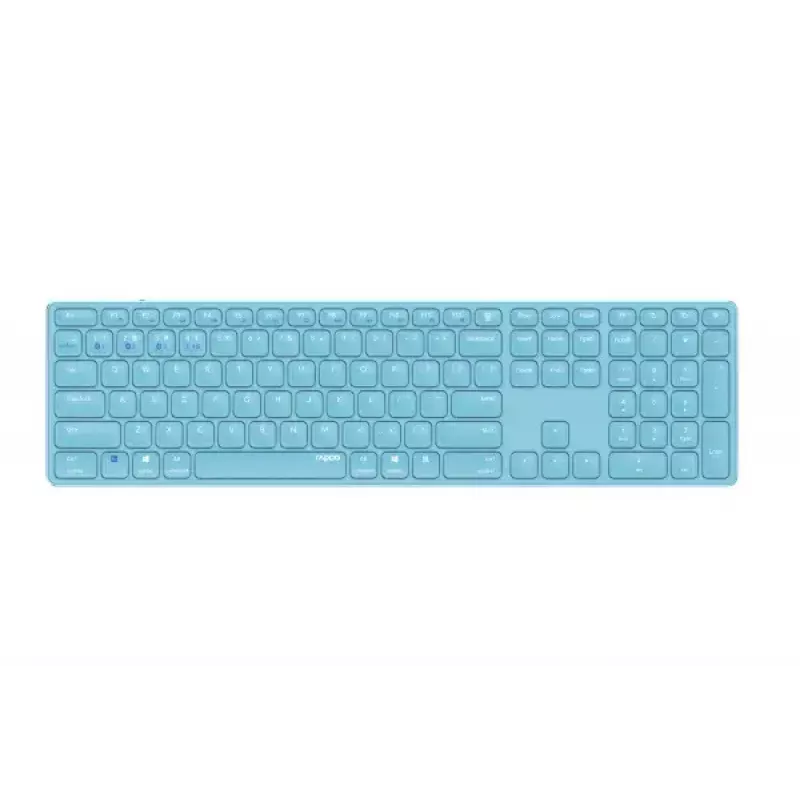 Rapoo E9800M teclado Home RF Wireless Bluetooth QWERTZ alemán azul
