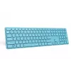 Rapoo E9800M teclado Home RF Wireless Bluetooth QWERTZ alemán azul