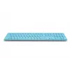 Rapoo E9800M teclado Home RF Wireless Bluetooth QWERTZ alemán azul