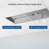 ACT azul 2 metros LSZH S/FTP CAT6A MPTL cable alargador con protección de lengüeta conectores RJ45