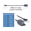 ACT azul 5 metros LSZH SFTP CAT6A MPTL cable alargador protección de lengüeta con conectores RJ45