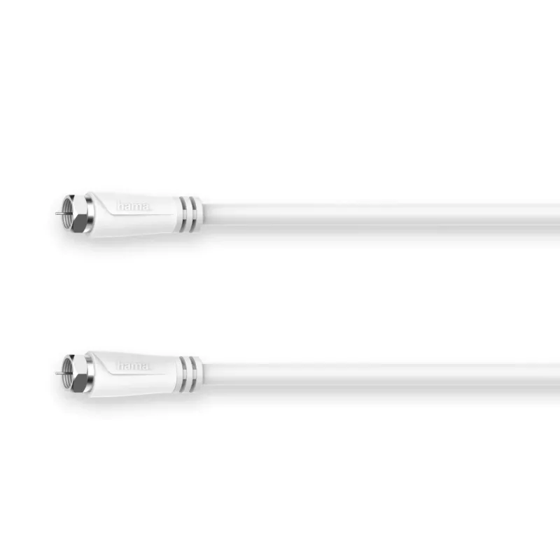 Hama 00179229 Cable coaxial 7,5 m Tipo F blanco