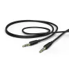 Cable de audio Hama Flexi-schlank 1,5 m 3,5 mm conector macho a conector macho negro