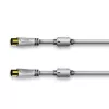 Cable coaxial Hama 00179290 7,5 m blanco conector coaxial