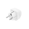 Hama 00223458 Adaptador de enchufe Tipo E/F híbrido Tipo B blanco