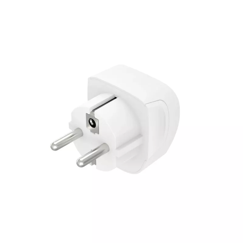 Hama 00223458 Adaptador de enchufe Tipo E/F híbrido Tipo B blanco