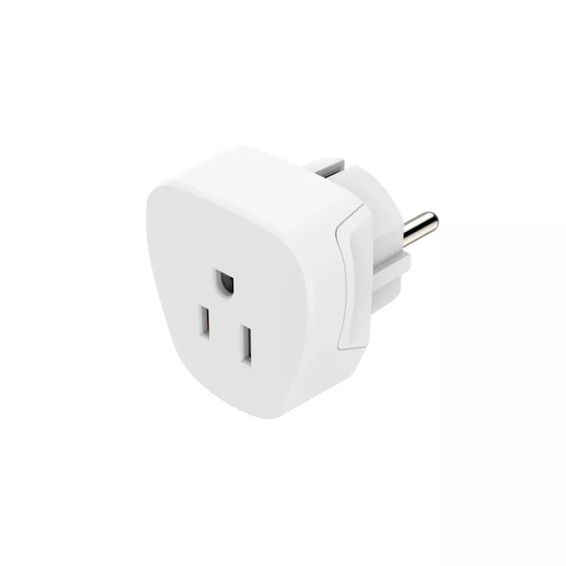 Hama 00223458 Adaptador de enchufe Tipo E/F híbrido Tipo B blanco