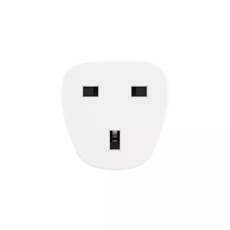 Hama 00223459 Adaptador de enchufe Tipo E/F híbrido Tipo G (UK) blanco