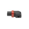 ACT C13 IEC Lock+ conector acodado izquierdo o derecho recableable negro, PA130100RBK