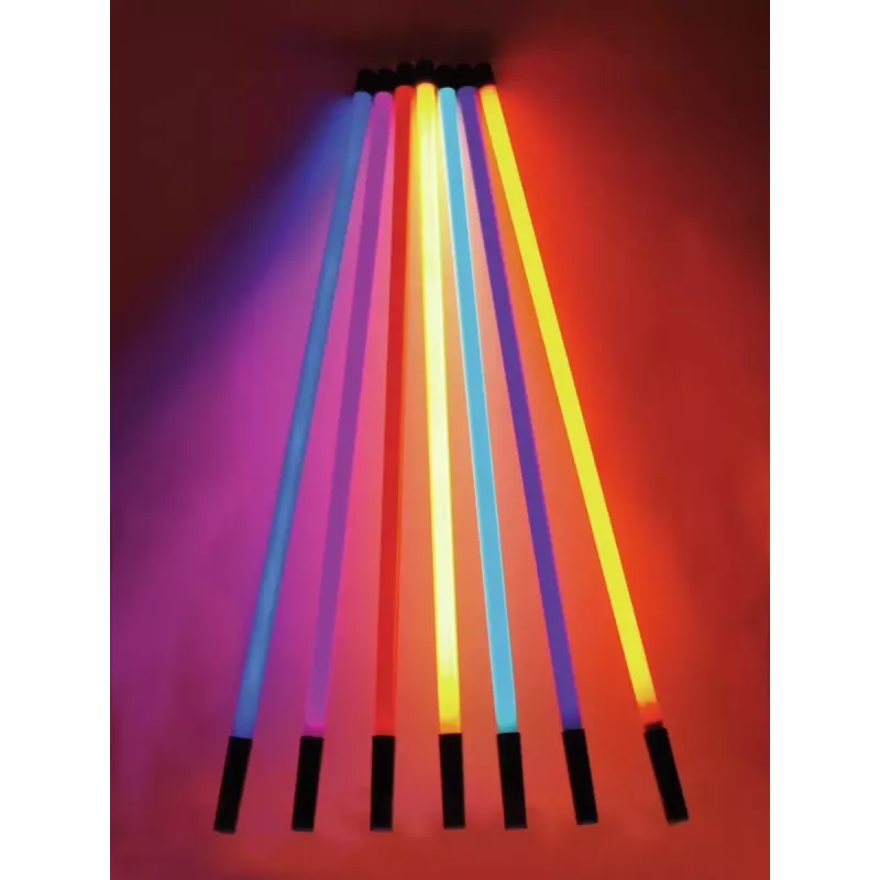EUROLITE T8 Neon Stick 36 W 134 cm, amarillo