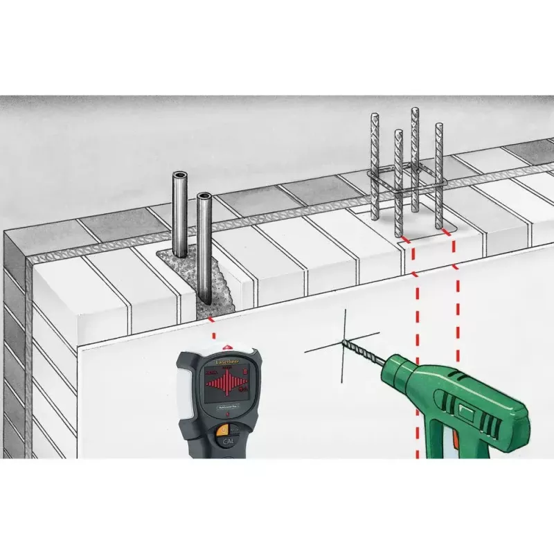 Laserliner MultiScanner Plus detector múltiple digital metal ferroso cable con corriente metal no ferroso madera