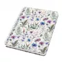 Bloc de notas Sigel Jolie JN618 A5 60 hojas azul verde violeta blanco