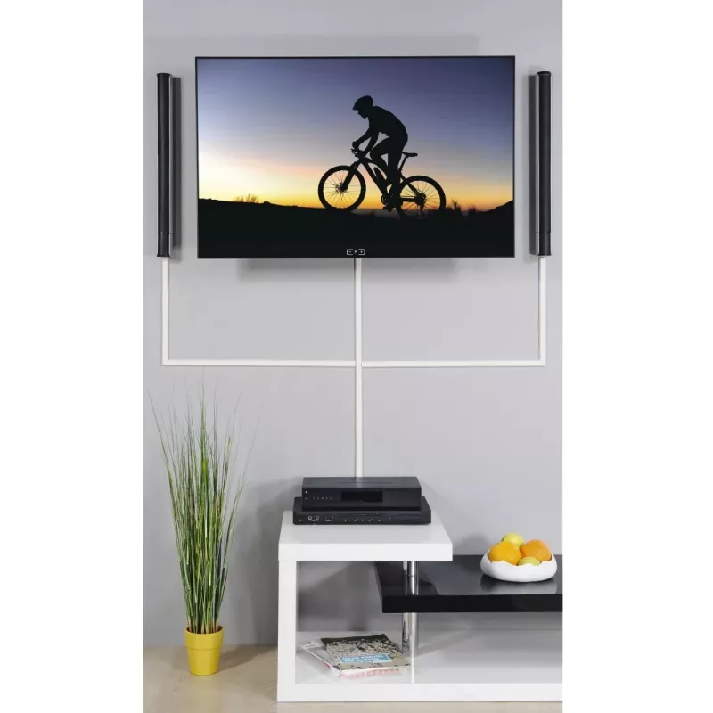 Organizador de cables Hama 00220981 canaleta universal blanca 3 uds.
