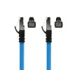 Cable de red ACT Industrial 5,00 m conector macho RJ45 a conector macho RJ45 Cat6A negro azul