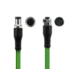 Cable de sensor ACT Industrial 5,00 m M12D 4 polos conector macho a conector macho M12D 4 polos, cable TPE Superflex Xtreme, apantallado