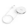 Hama MagCharge FC15 Teléfono móvil, smartphone Blanco USB Carga inalámbrica Carga rápida Interior