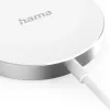 Hama MagCharge FC15 Teléfono móvil, smartphone Blanco USB Carga inalámbrica Carga rápida Interior