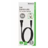 Cable de alimentación Deltaco SH-OLC01 Negro 5 m