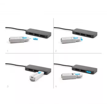Bloqueador de puertos DeLOCK 20951 10 bloqueadores de puertos conector hembra DisplayPort azul