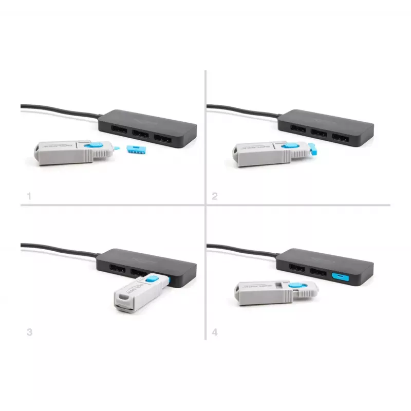 Bloqueador de puertos DeLOCK 20951 10 bloqueadores de puertos conector hembra DisplayPort azul