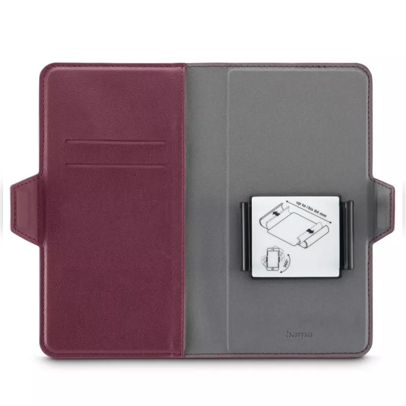Hama 00118899 Eco funda tipo bolsa universal para teléfonos de hasta 7,5 x 15,3 cm, roja