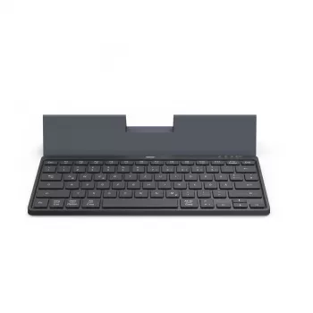 Hama Travel 600 QWERTZ Alemán Bluetooth Negro, Gris oscuro