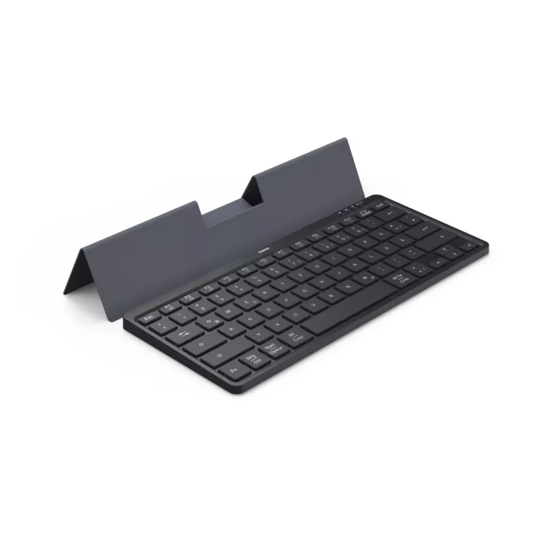 Hama Travel 600 QWERTZ Alemán Bluetooth Negro, Gris oscuro