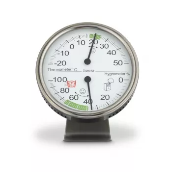 Hama Tahiti sensor de temperatura y humedad interior termómetro ambiental mecánico