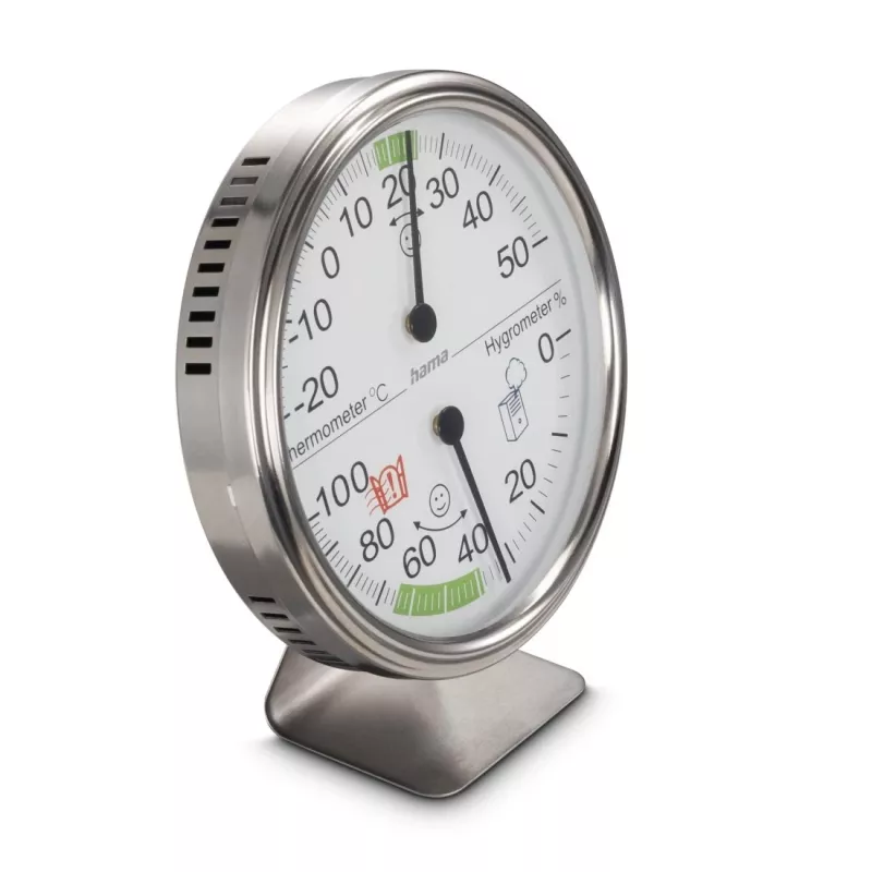 Hama Tahiti sensor de temperatura y humedad interior termómetro ambiental mecánico