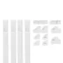 Hama 00221017 organizador de cables canaleta universal blanco 4 uds.