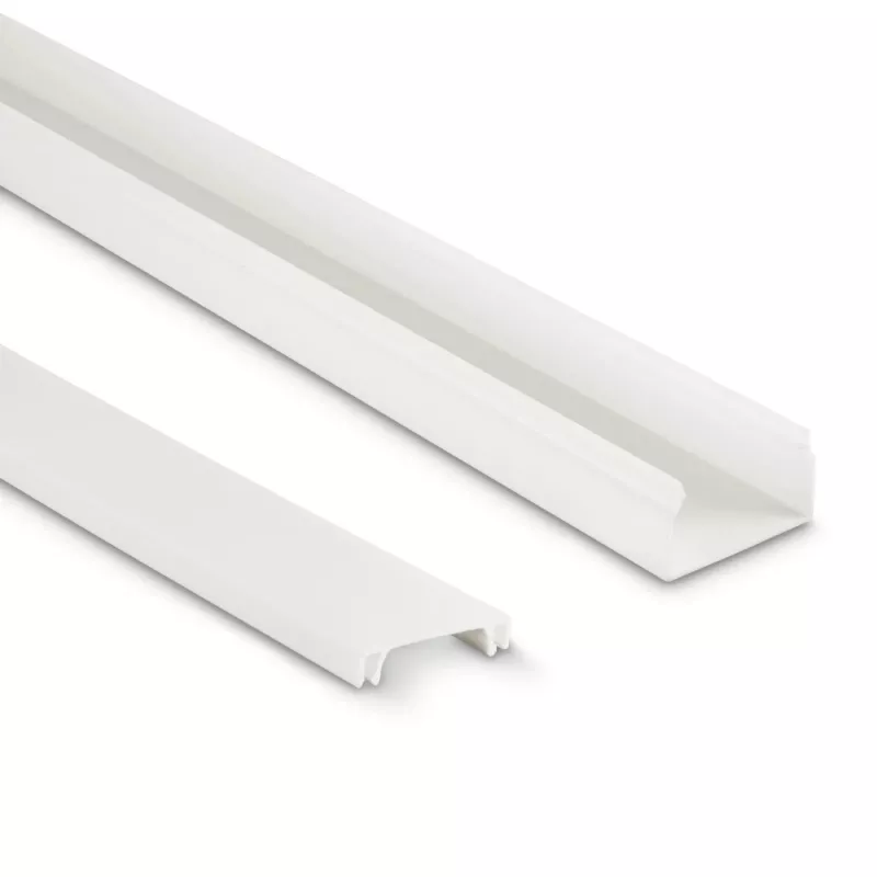 Hama 00221017 organizador de cables canaleta universal blanco 4 uds.