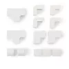 Hama 00221017 organizador de cables canaleta universal blanco 4 uds.