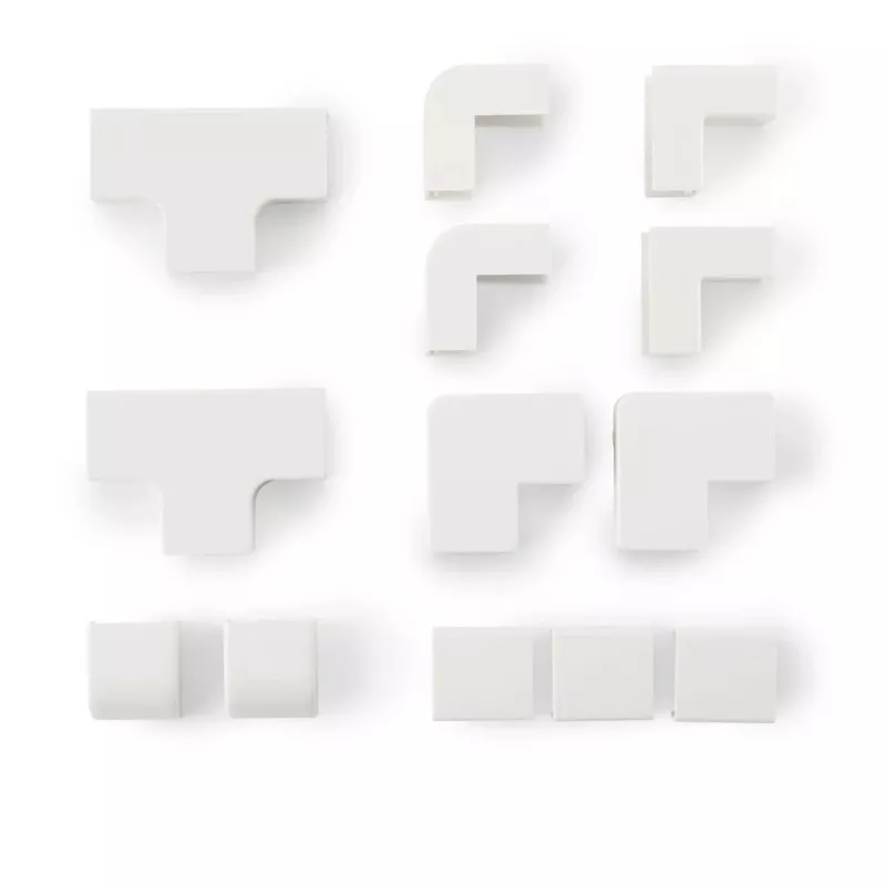 Hama 00221017 organizador de cables canaleta universal blanco 4 uds.