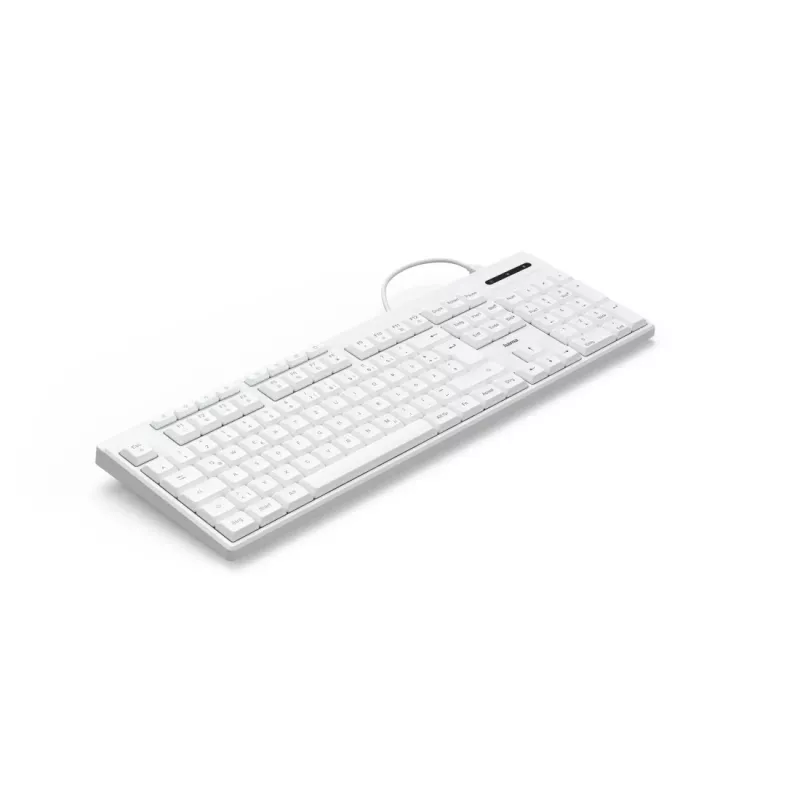 Hama CK-200 teclado Home/Office USB QWERTZ alemán blanco