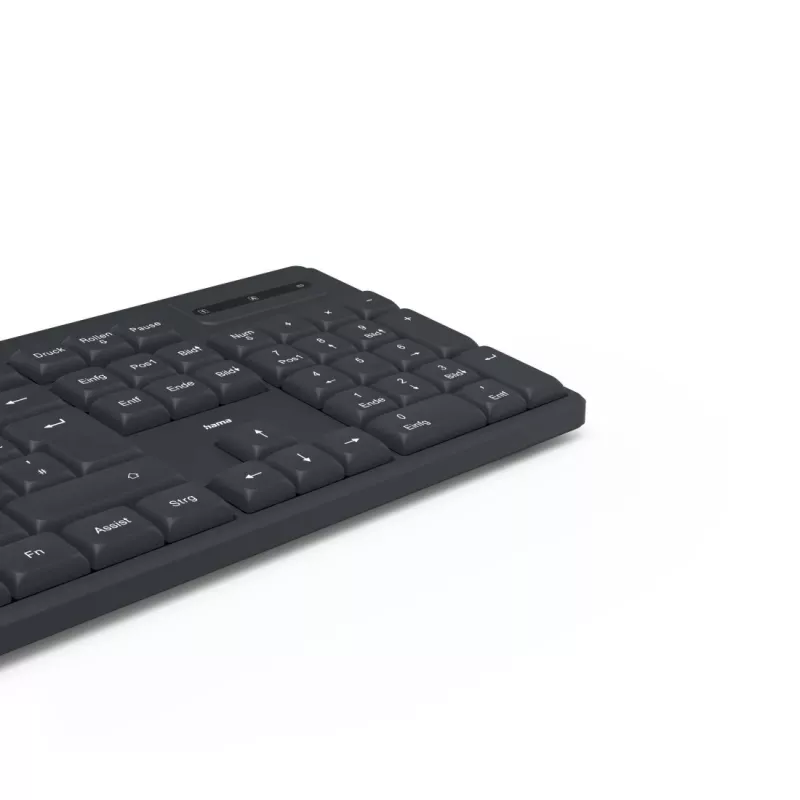 Hama WK-200 teclado Home/Office RF Wireless QWERTZ alemán negro