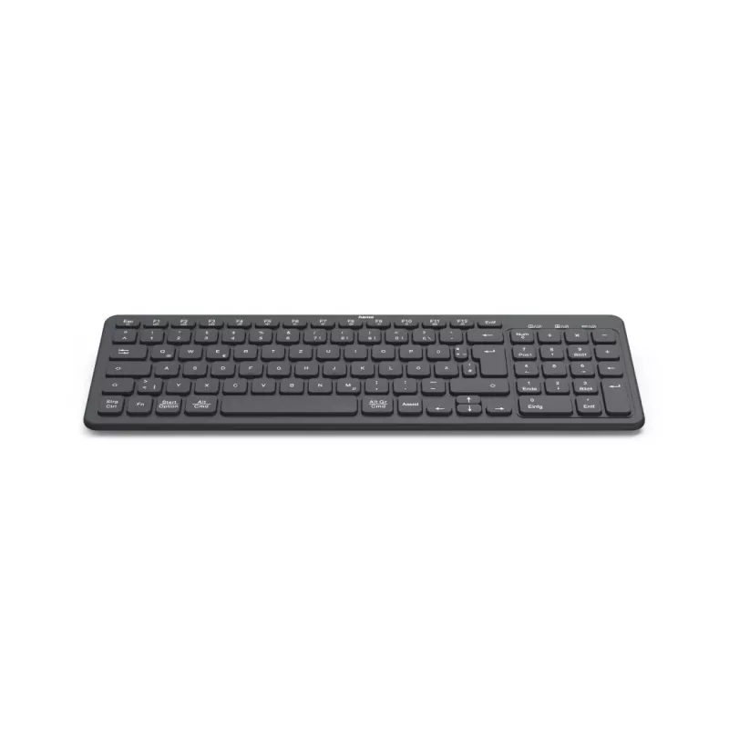 Hama WK-300 teclado Home/Office RF Wireless + Bluetooth QWERTZ negro