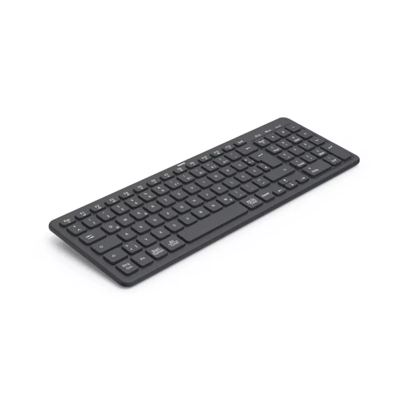 Hama WK-300 teclado Home/Office RF Wireless + Bluetooth QWERTZ negro
