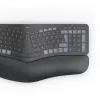 Hama WK-900 Ergo teclado inalámbrico multidispositivo dividido, LED, QWERTZ, negro