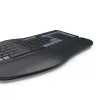 Hama WK-900 Ergo teclado inalámbrico multidispositivo dividido, LED, QWERTZ, negro