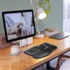 Hama WK-900 Ergo teclado inalámbrico multidispositivo dividido, LED, QWERTZ, negro