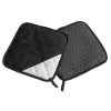 Set de manoplas Lurch 00070091, 2 uds., 20×20 cm, algodón/poliéster/silicona, resistente al calor hasta 315 °C