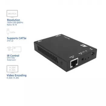 Receptor ACT AC7853 HDMI sobre CATx — receptor de señal HDMI sobre Ethernet hasta 150 m